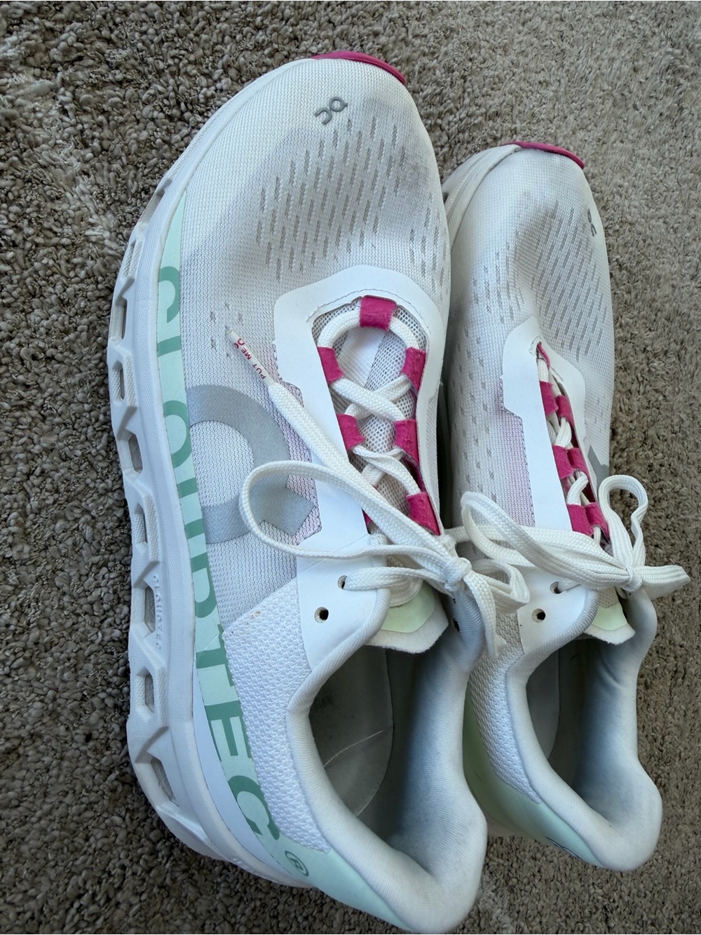 On Running CloudTec Women’s Shoes Size US 8.5 White Pink - Picture 4 of 7